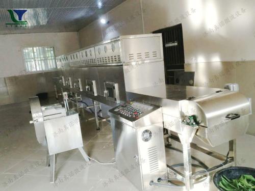 济南真诺机械30kw微波杀青设备投入使用