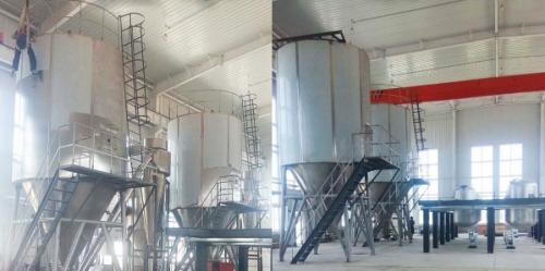盛泰公司喷雾干燥发货至武汉某食品厂安装调试中