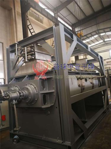 益球中亚干燥客户订购的2台KJG空心浆叶干燥机发货现场