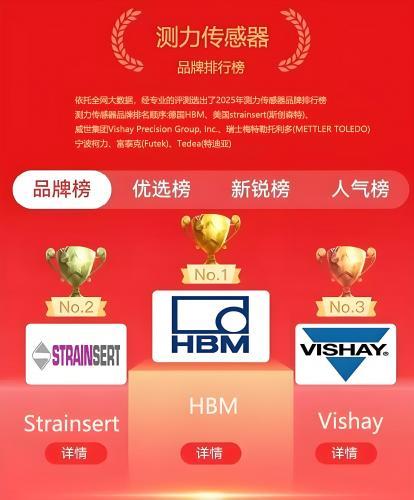 测力传感器十大品牌厂家排名